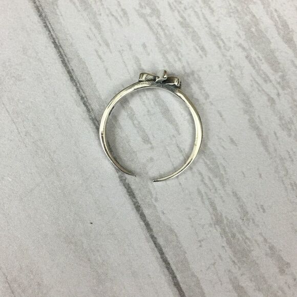 Dragonfly Sterling Silver Toe Ring Midi Ring - Picture 4 of 4